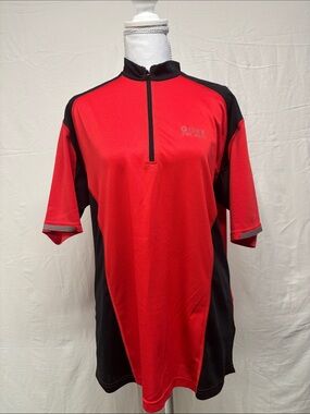 Gore Bike Wear Men's Red Short Sleeve Cycling Jersey
